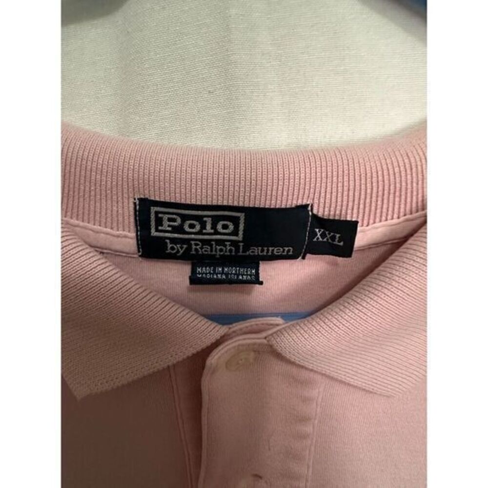 Polo Ralph‎ Lauren XXL Polo Shirt Classic Fit Short Sleeve  Pink/Baby Blue Pony